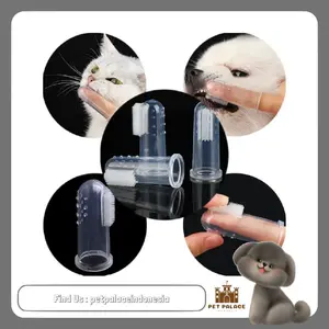 Sikat Gigi Jari Hewan Anjing Kucing / Pet Silicon Toothbrush
