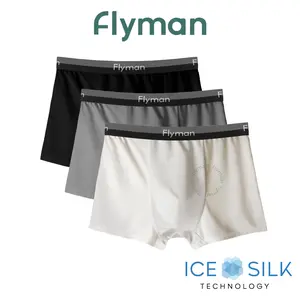 Flyman Celana Dalam Pria Soft Mesh Boxer FM 3385 Bahan Breathable