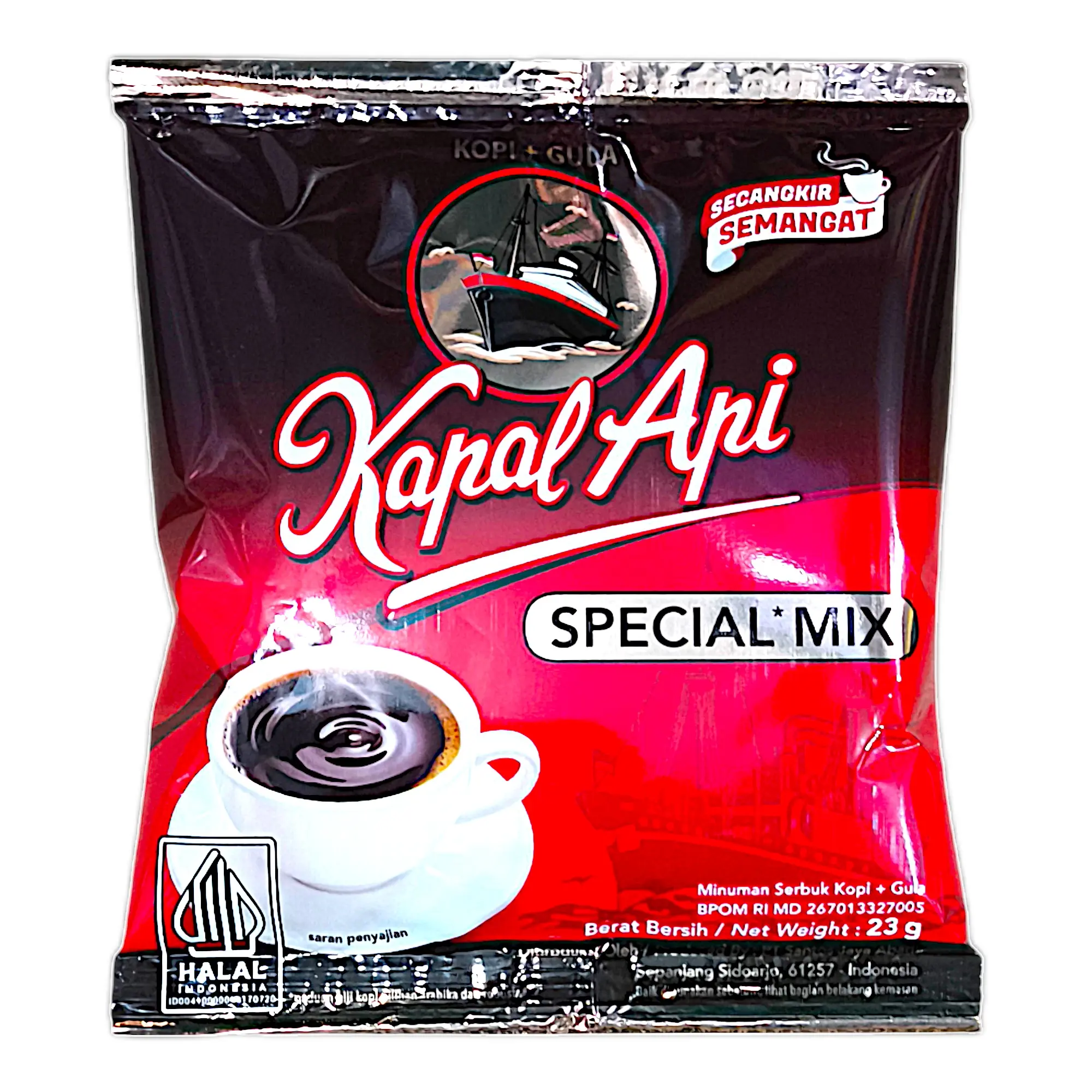 Kopi KAPAL API MIX - Kopi + Gula - 10 sachet