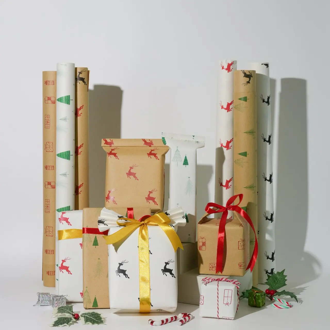 Kertas Bungkus Kado Natal Vintage Christmas Paper Gift Wrap Souvenir