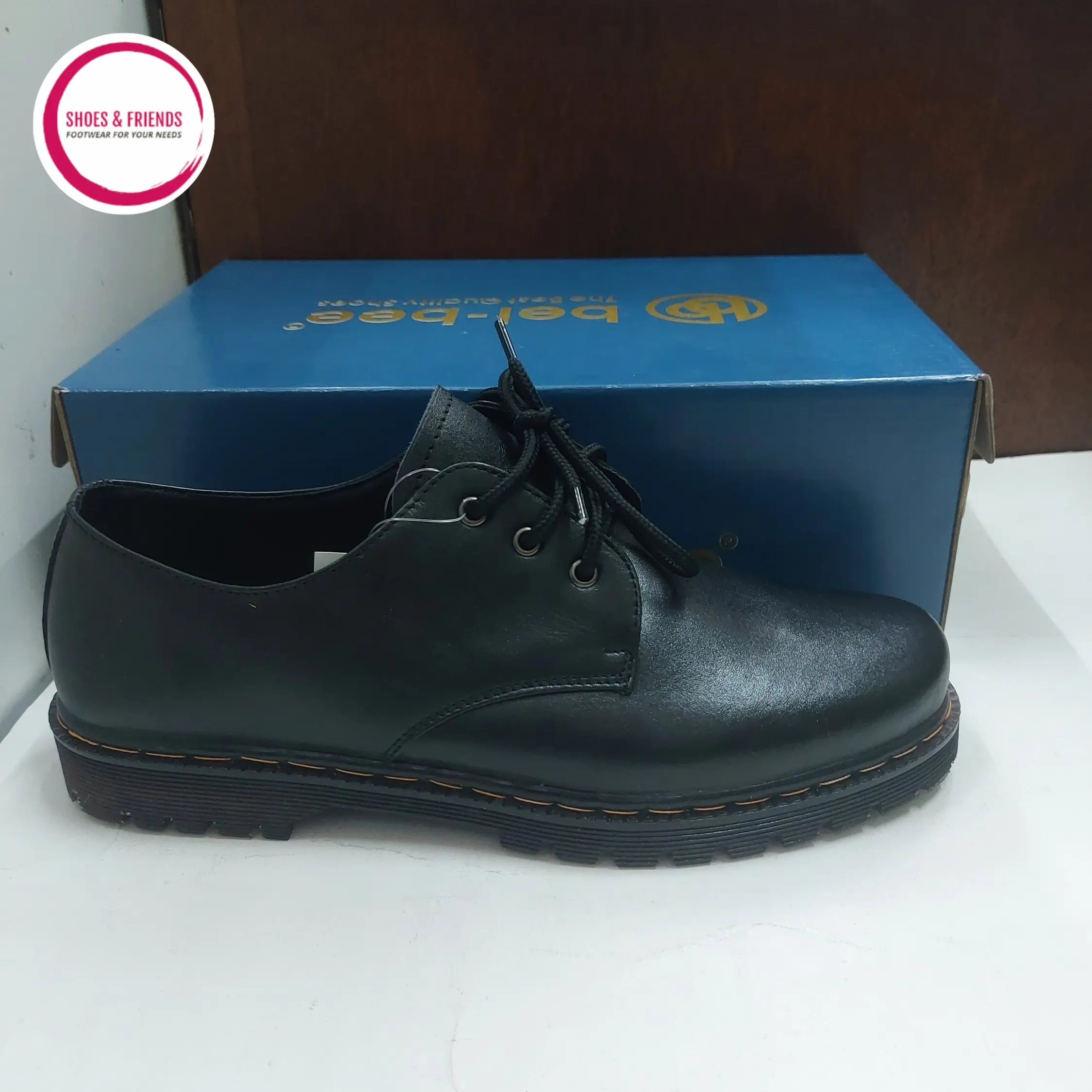 Sepatu Belbee DX6012 Original Kulit Asli Sepatu Pria Docmart Sepatu Pantofel Formal Casual Pria Bagus Kuat Nyaman Berkualitas