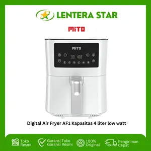 Digital Air fryer AF1 kapasitas 4.0 liter low watt