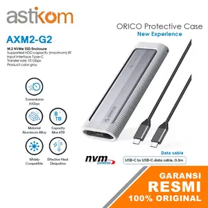 SSD Enclosure Orico M.2 NVMe AXM2-G2-GY-BP AXM2-G2-V1