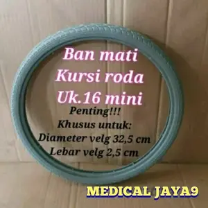 Ban Mati Kursi Roda (gratis Ongkos pasang) Ukuran 16 ban Belakang Merk Sellaco Comfy Speed