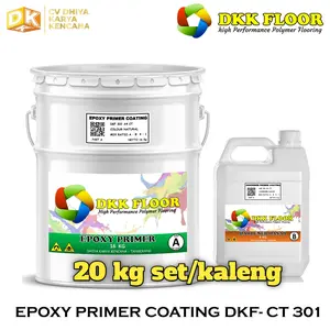 Cat epoxy lantai , epoxy primer coating 20 kg set/kaleng