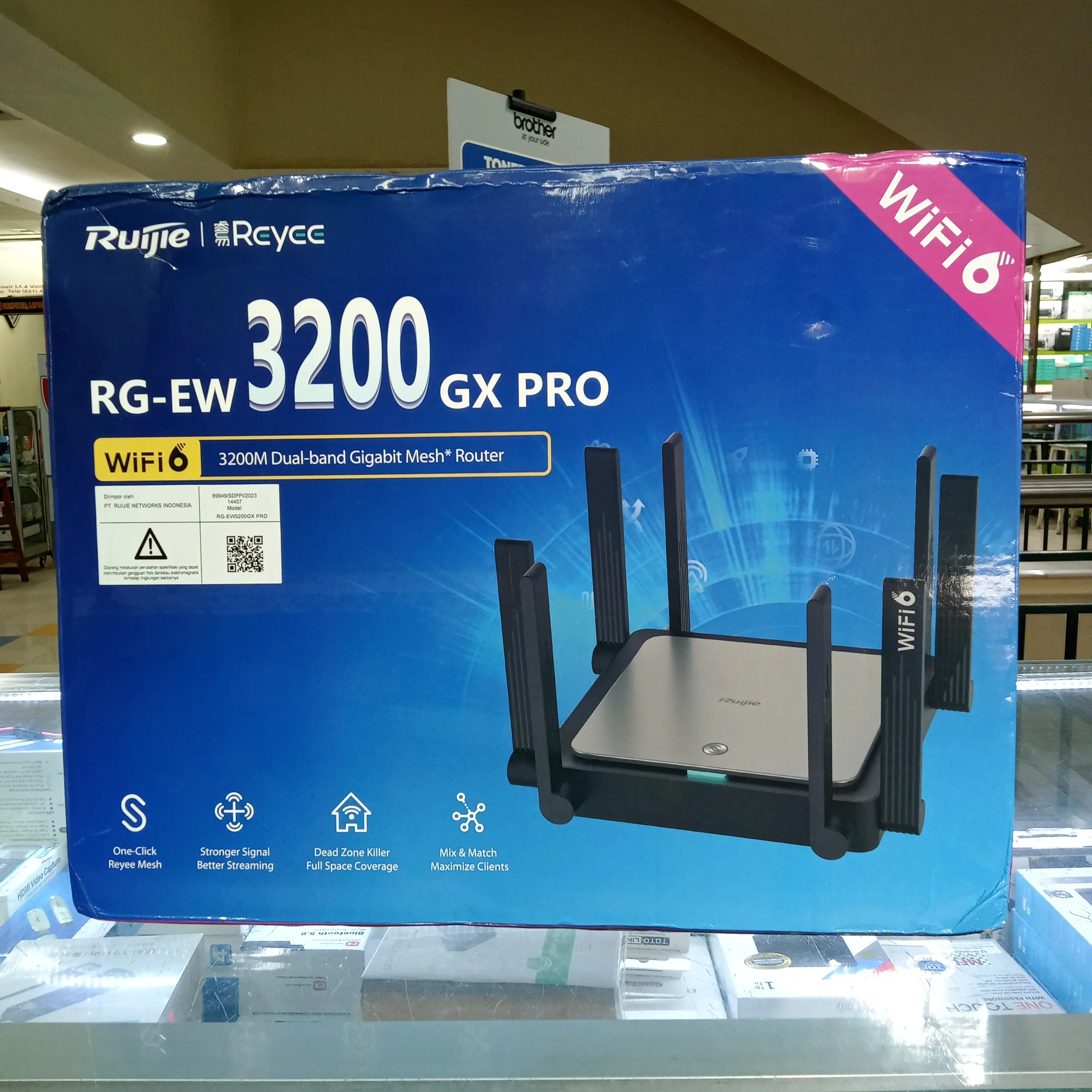 Ruijie RG-EW 3200 GX PRO dual band gigabit mesh router WiFi 6 - Shop ...