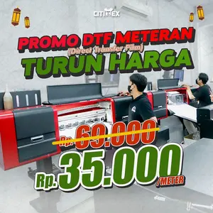 Cetak Sablon DTF Meteran ( 58x100cm )