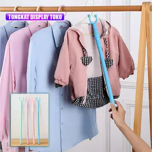 [COD] Tseloop C1116 Tongkat Jemuran Pengait Pakaian Bisa Setel Panjang