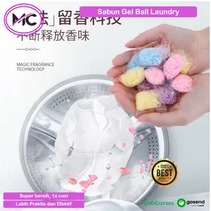 Sabun Gel Ball Laundry Detergen Laundry Pewangi Pakaian Wangi Tahan Lama Sabun Cuci Pakaian Bentuk Bola Butir Murah