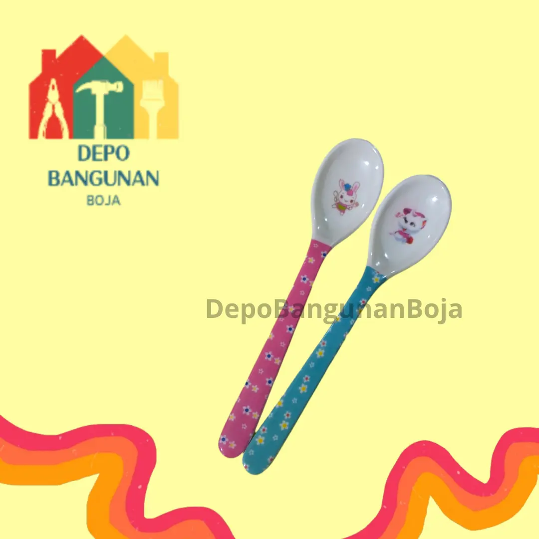 (Balita) Sendok Makan Bayi / Sendok Makan Melamin / Sendok Makan