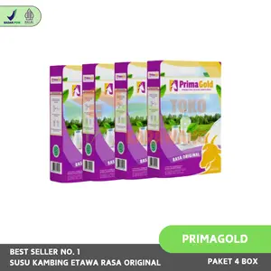 Paket Hemat 4 Box PRIMAGOLD Susu Kambing Etawa Original | Prima Gold