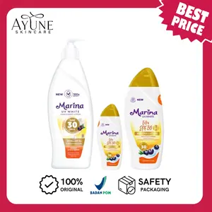 SPF 30 Marina UV White Extra SPF30 350ml Pump 185ml 92ml Body Lotion Halal