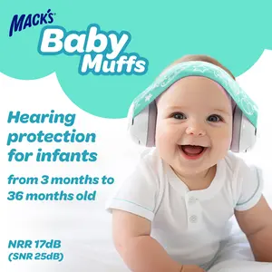 Mack’s Baby Muffs - Reliable Ear Protection for Babies & Toddlers