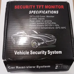 LCD Monitor 4.3 Inchi Model Lipat Slim Untuk Kamera Mundur