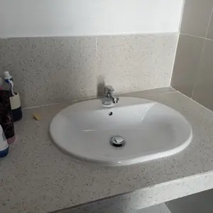 Wastafel Tanam TOTO LW 899 CJ W White Complete Set