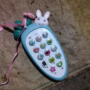 MAINAN EDUKASI PONSEL MUSIK BAYI DENGAN LAMPU MUSIK GIGITAN Plastik