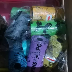 Isi 20 Poop Bag Roll Kantong Plastik Sampah Pet Waste Bags
