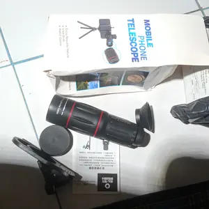 APEXEL 18X 28X Lensa Kamera Zoom Lensa Telezoom Hp Universal Lensa Hp HD Dengan Tripod Untuk Konser