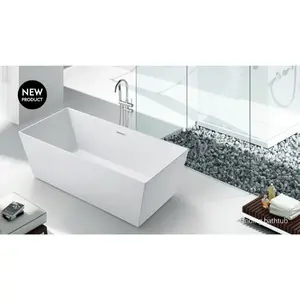 TORENTO Luxury Bathtub Standing Acrylic 170x80x58 cm