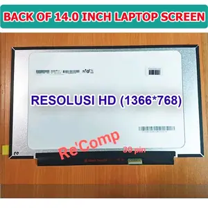 LAYAR LED LCD 14 INCH SLIM 30 PIN SMALL FRAME NO BRACKET