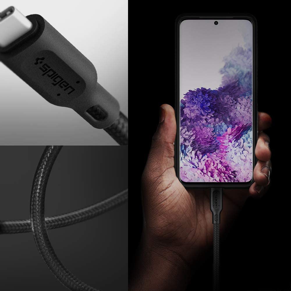 Spigen Kabel Charger USB C to USB C 3.2 100W DuraSync C10C3 1m - Black 000CA25705
