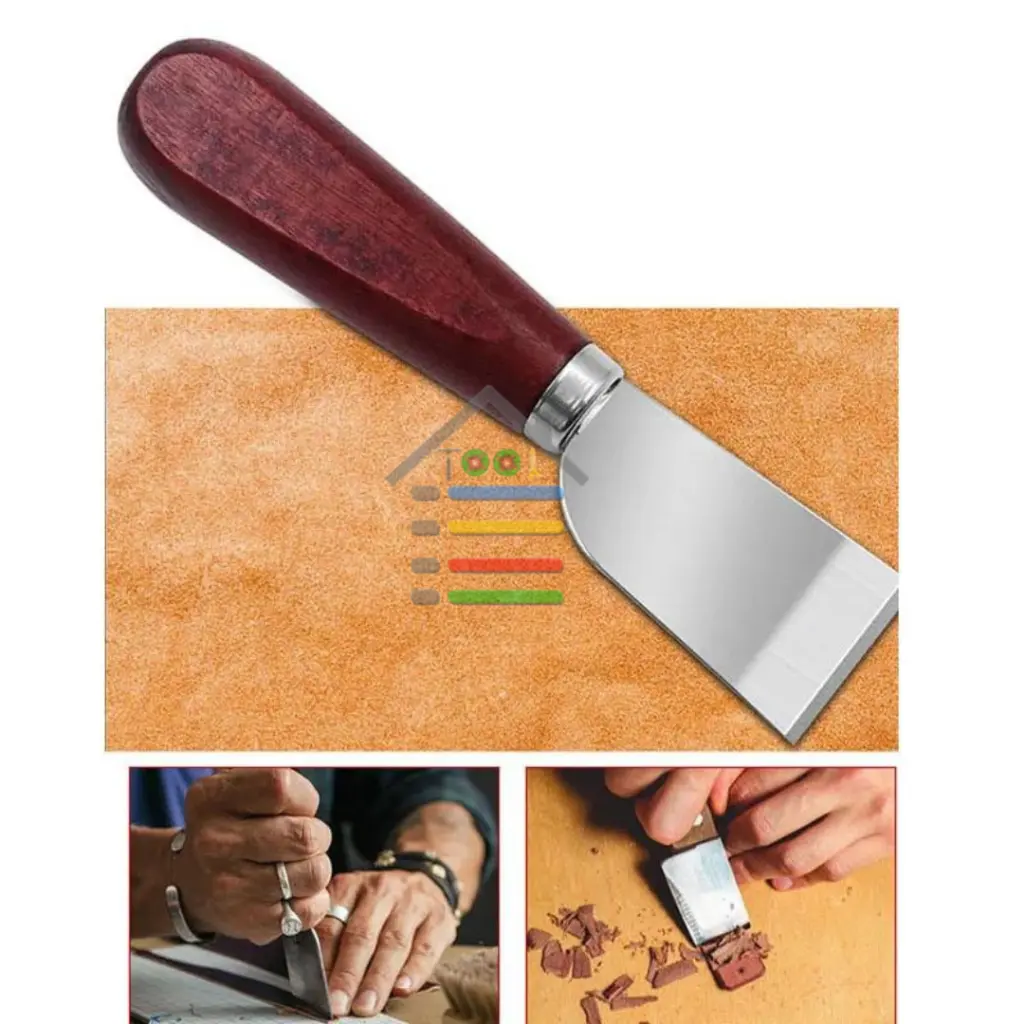 murah Leather Trimming Knife Leather Carving Tools Shovel 35mm Pisau P