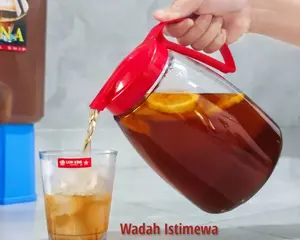 BIGTON Lion Star Teko Air K-29 Monsa Water Jug 2.1 Litres Transparan Air Minum Teh Kopi Juice Jus Kettle Eskan Pitcher Minuman LS LionStar Plastik Berkualitas Murah Tahan Lama Anti Pecah Kontainer Toples Dapur Rumah Wadah Tempat Penyimpanan Botol