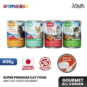 AnimalnCo Gourmet Wet Cat Food Can 400gram Makanan Basah Kucing Premium Grain Free Makanan Kucing Murah
