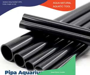 PIPA AQUARIUM HITAM 100 cm pipa pompa filter sirkulasi akuarium pipa panjang 100 cm 1 meter HITAM