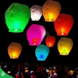 sky lantern lampion terbang