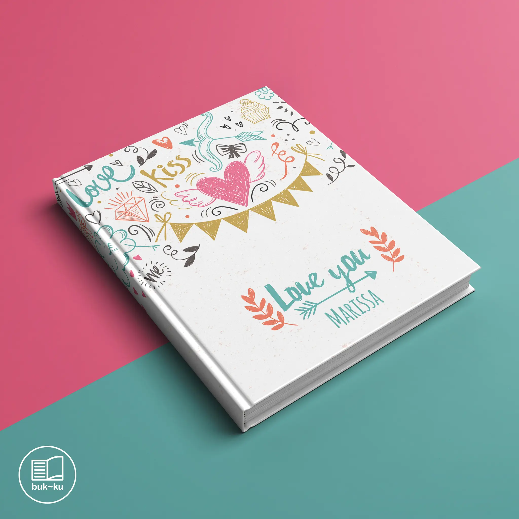 Hadiah Valentine / buku notes / notebook custom / tulis