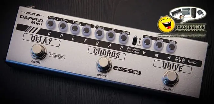 Efek Gitar Valeton Dapper Mini 5 in 1 with Tuner OD Dist Delay Chorus