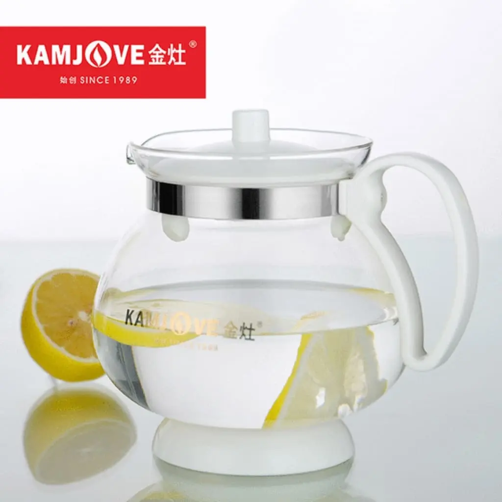 Kamjove TP-204 Glass Tea Pot Coffee Server Boro-silicate Glass 500ml untuk Teh dan Kopi