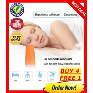 BUY 4 FREE 1 Earplug / penutup safety Telinga / penyumbat kuping Tidur