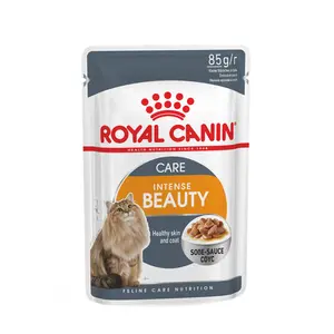 royal canin intense beauty pouch GRAVY 85gr- makanan basah kucing 85gr