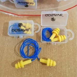 Earplug Ultrafit Corded dengan Kotak pelindung telinga ear plug GOSAVE