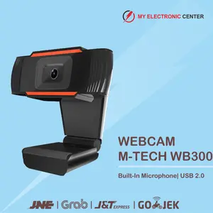 Webcam M-Tech WB300 Web Cam For Laptop - Notebook - PC Komputer