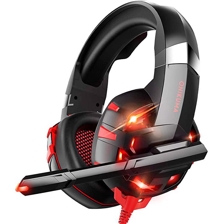 ONIKUMA K2 Pro Stereo Gaming Headset for PS4/Xbox One(Adapter Not Inc…