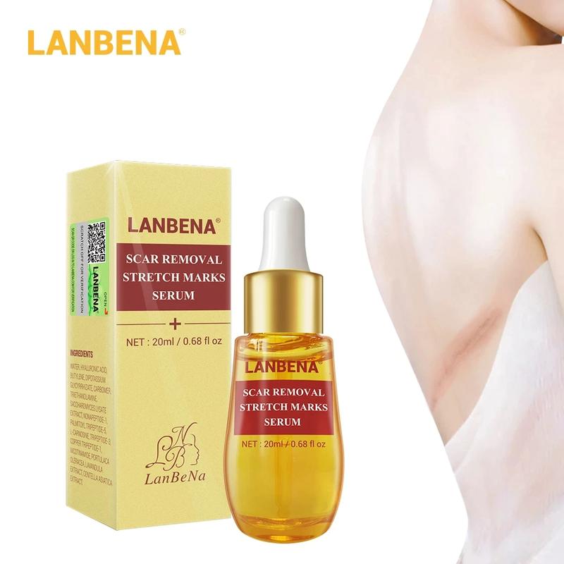 LANBENA Acne Scar Remove Serum Acne Treatment Remover Stretch Marks A…