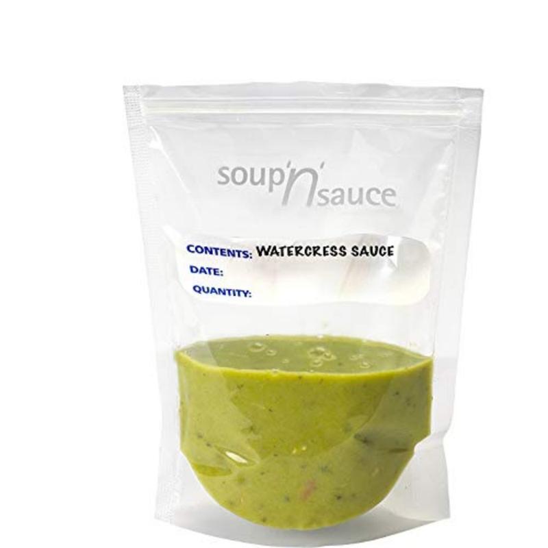 Soup 'n' Sauce Sealed Freezer Storage Bags, 500ml - Pack of 20