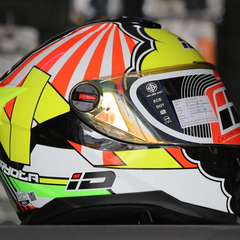 ID Helmet Spartan monkey Yellow, Green,Orange
