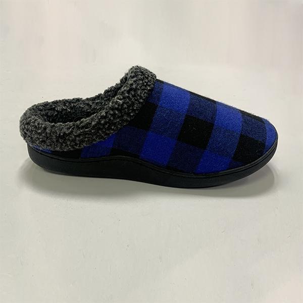 Men's Comfort Memory Foam Slippers Wool-Like Plush Fleece Lined House…