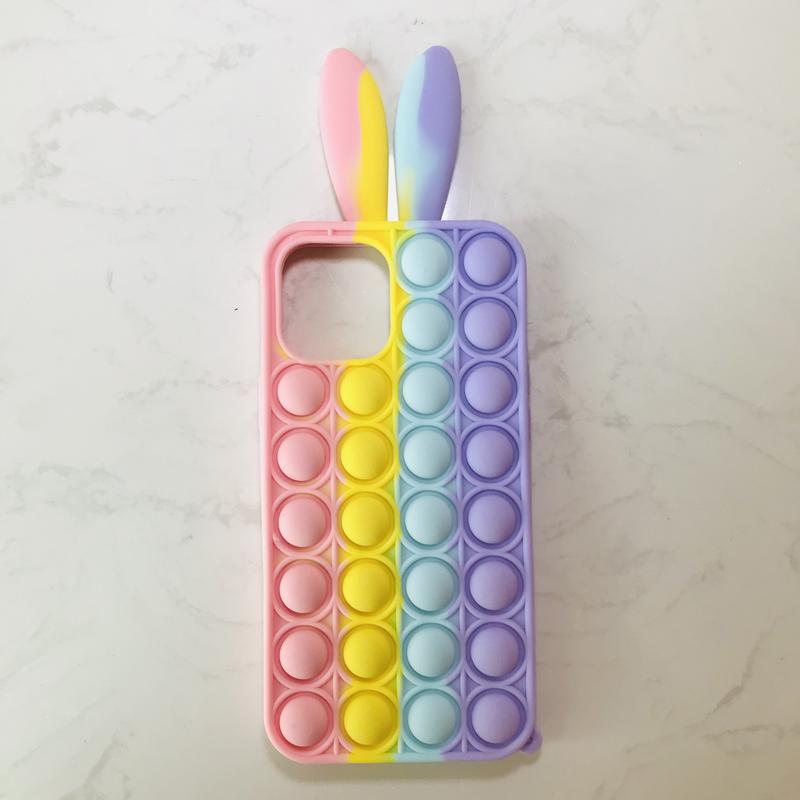 Rainbow Bunny Phone Case - iphone 12/12 pro