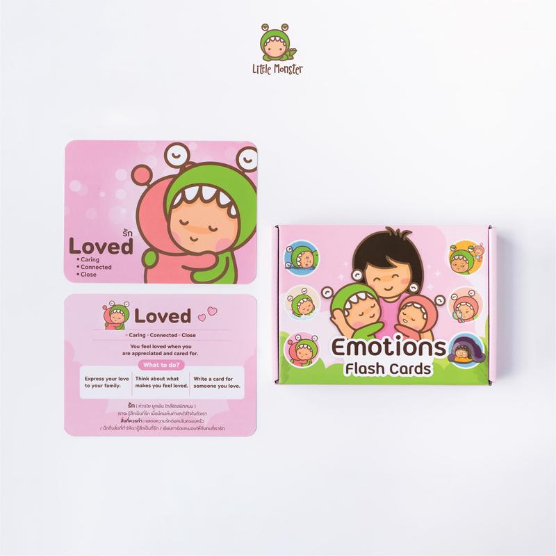 Little Monster | Emotional Flash Cards